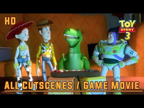 Toy Story 3: The Video Game - All Cutscenes / Game Movie (HD 1080p)