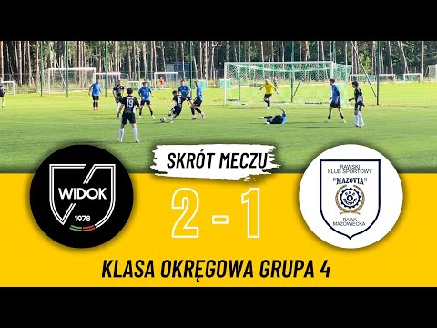 Widok Skierniewice - Mazovia Rawa Mazowiecka - Klasa Okręgowa Grupa 4 - 27 kolejka - skrót meczu