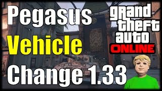 GTA 5 Online Secret Change Pegasus Vehicle Patch 1.33