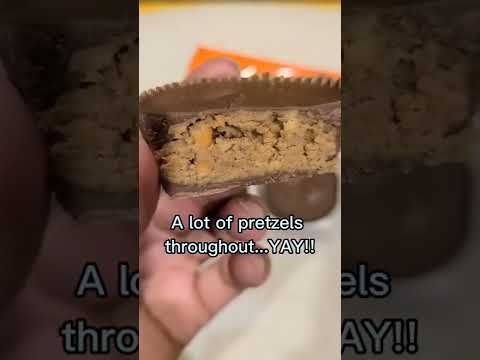 Trying Reese's Pretzel Big Cup #shorts