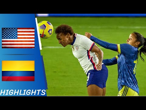 USA vs Colombia | Friendly International Women - Highlights All Goals 18/01/21
