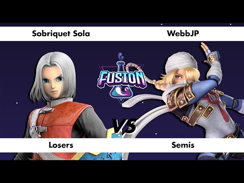 Fusion # 186 - Sobriquet Sola (Hero) vs WebbJP (Sheik) - Losers Semi-Final