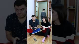Eating ice cream in secret from child