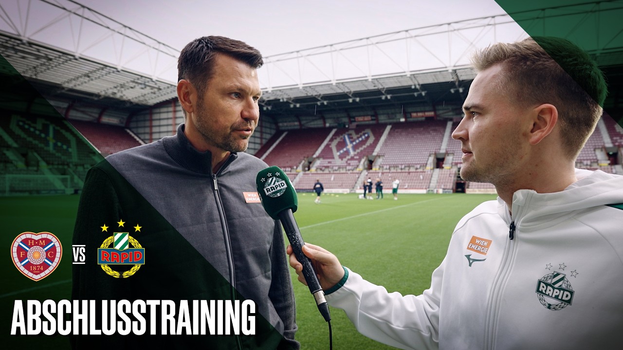Abschlusstraining in Edinburgh – Markus Katzer im Talk