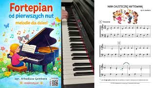 🎹 Mam chusteczkę haftowaną  🎹 – „Fortepian od pierwszych nut” – A. Gembara | wydawnictwo mojenuty.pl