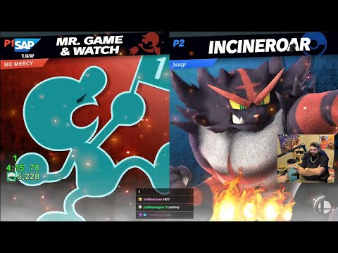 SkyJay (Incineroar) vs Maister (Mr. Game & Watch) - Hungrybox Watch Party | 04 Oct '23