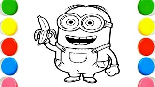 Cute Minion | Drawing,Painting & Coloring and Toddlers_ Kids Toddlers_ Child Art#drawing#coloring