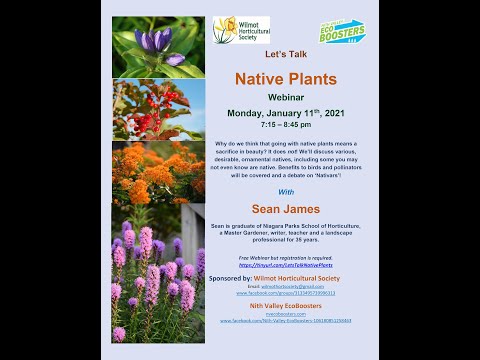 , title : 'Let's Talk Native Plants (January 11, 2021)