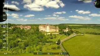 preview picture of video 'Flynview - FPV 003 - Spyder 6 - Château - Chateauneuf (FR 21) - Chateauneuf en Auxois'