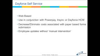 Dayforce Self Service - Introduction