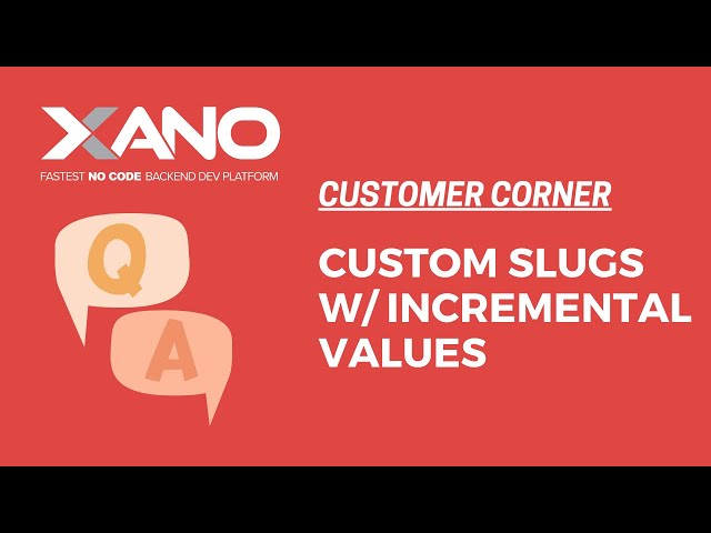 Custom Slugs with Incremental Values