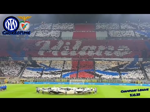 Inter Mailand Choreo vs. Benfica Lissabon 3.10.23 #choreotime #championsleague #cn69
