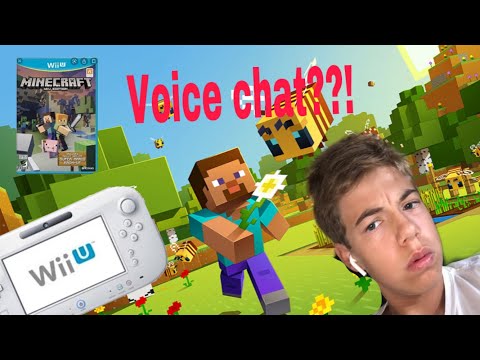 This Version Of Minecraft Has VOICE CHAT?! ( Minecraft Wii U Edition)