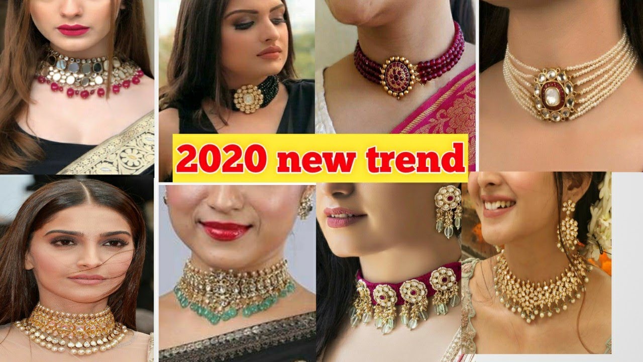 Top 20+ most trendy Choker necklace design//Choker styling with your outfit.