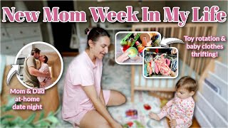 NEW MOM WEEK IN MY LIFE | Prep for DISNEY WORLD With a Baby! Baby Thrifting, Toy Rotation & More!