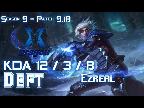 KZ Deft EZREAL vs LUCIAN ADC - Patch 9.18 KR Ranked