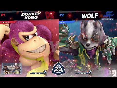 Helluva Weekly #20 - SSB100 (Donkey Kong) Vs. IU|Makigai (Wolf, Lucas) - Winners Finals