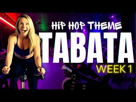 20 Min HIP HOP TABATA Indoor Cycling Workout | 🔥 FAT BURN Rhythm Ride Spinning Class | WEEK 1