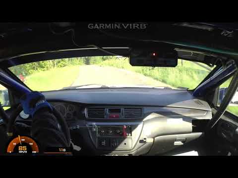 M. Zieliński / R. Chlebowski 5 Rajd Rzeszowiak 25.05.2019 OS Okop Lancer Evo IX ONBOARD