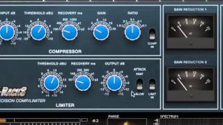 Video thumbnail for New Precision Compressor Limiter processor & AAX compatibility available in T-RackS Custom Shop! by ikmultimedia