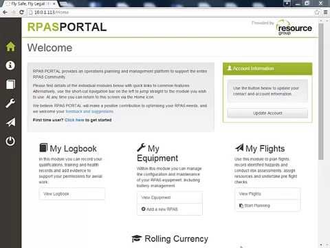 RPAS Portal - Equipment
