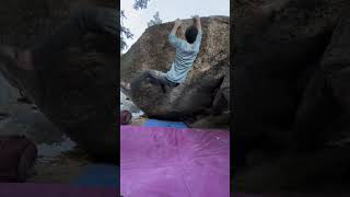 Video thumbnail of Heel-a-Peel, V9. Tramway