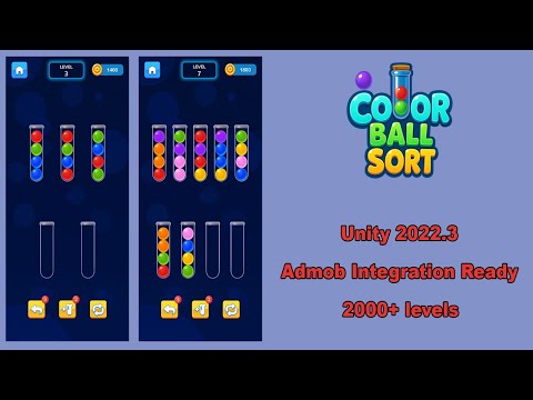 Color Ball Sort Unity Source Code