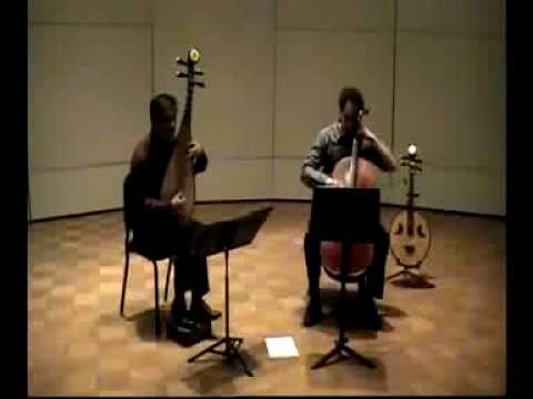Radiohead - "Hunting Bears" - Chinese Pipa cover with cello by Mike Block & Yang Wei