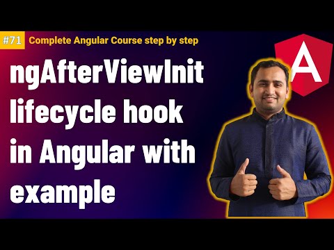 Ngafterviewinit In Angular Lifecycle Hooks In Angular Complete Angular Tutorial