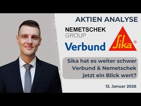 Sika shares under significant pressure after weak Q4 figures, Verbund shares, Nemetschek shares