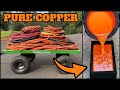 20KG Copper Cable Melt Huge Copper Bars ASMR Melting Metal BigStackD Monster Melt Fan Mail