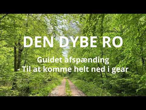 DEN DYBE RO - Guidet afspænding til at komme helt ned i gear