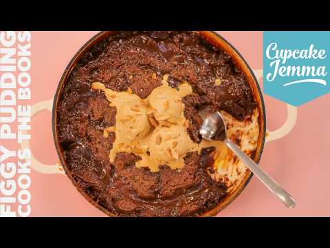 Malty Figgy Pudding Recipe & Tutorial | Cooks The Books | Cupcake Jemma