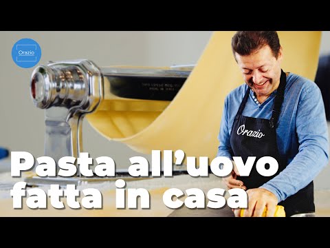 PASTA ALL'UOVO FATTA IN CASA - Tagliatelle, lasagne fettuccine