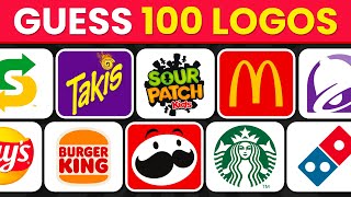 Guess The Logo In 3 Seconds | Food & Drink Edition | 100 Logos