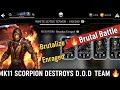 White Lotus Tower190Brutalize Enraged Battle MK11Scorpion Liu Kang DOMINATE Day Of The Dead Team
