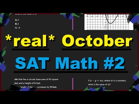 *Real* October 2025 SAT Math #2