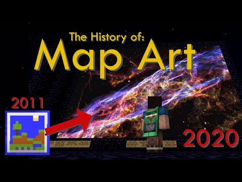 The History of Map Art - Minecraft/2b2t