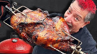 Smoked Duck on the Kamado Joe JoeTisserie