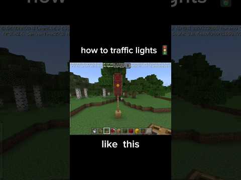 Insane Traffic Light Build in Minecraft PE