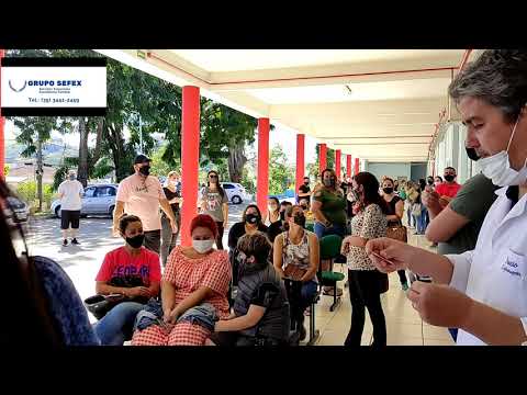 MUTIRÃO DE VACINAÇÃO COVID PROFISSIONAIS DA EDUCAÇÃO EM OURO FINO