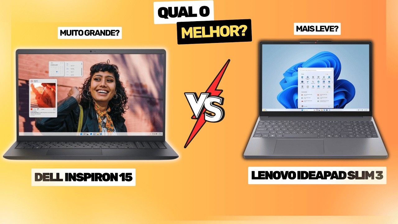 Dell Inspiron 15 vs Lenovo IdeaPad Slim 3: Qual o Melhor Notebook para Home Office?