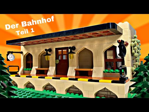 Lego-Stadt (Teil 38) Der Bahnhof Teil 1