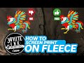 How to Print on Fleece | White Ink Wednesday