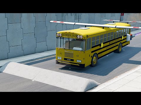 Mobil vs Speed Bumps #14 - BeamNG Drive