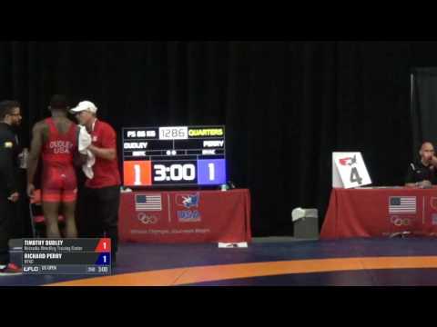 86 Quarters - Timothy Dudley (Nebraska Wrestling Training Center) vs. Richard Perry (NYAC)