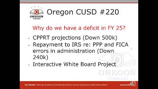 FY 25 OCUSD Budget Presentation