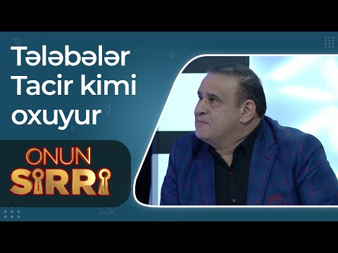 Tacir Şahmalıoğlu - Konservatoriyada Təyyar dərs desə də, tələbələr Tacir kimi oxuyur - Onun Sirri