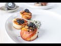 Seared Scallops with Seaweed Butter + Hackleback Caviar - SoPo Seafood Recipe