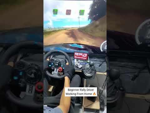 A Beginner Rally Driver is Working From Home 🔥 #shorts